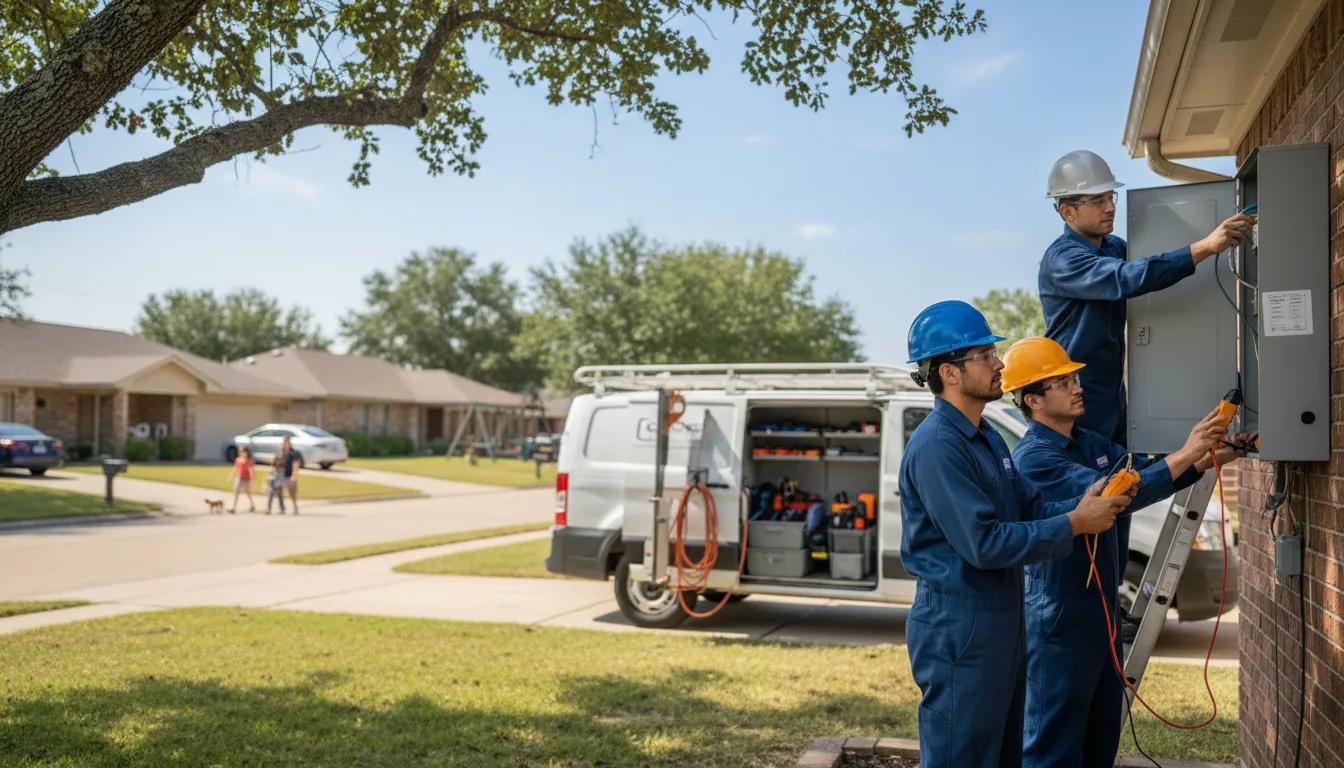 Certified electrician providing emergency electrical services in Smithville, OK